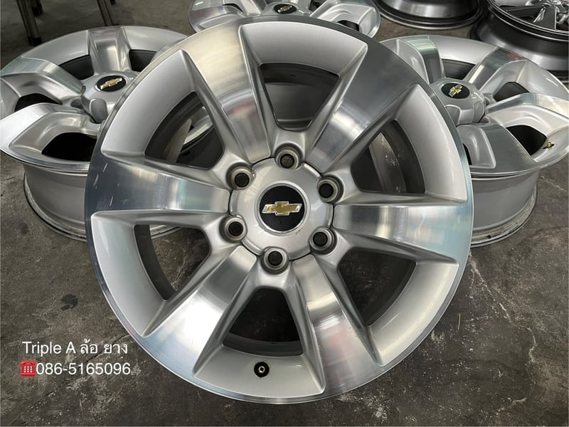 ล้อแม็ก Chevrolet Trailblazer ขอบ 18 สีบอร์นหน้าเงา
