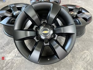 ล้อแม็ก Chevrolet Trailblazer ขอบ 18 สีดำ สวยกริ๊บ