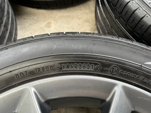 ล้อแม็ก Honda Civic FC ขอบ 16 สีเทากัน พร้อมยาง 215-55-16 Dunlop ปี 21 ล้อแม็ก Honda Civic FC ขอบ 16 สีเทากัน พร้อมยาง 215-55-16 Dunlop ปี 21