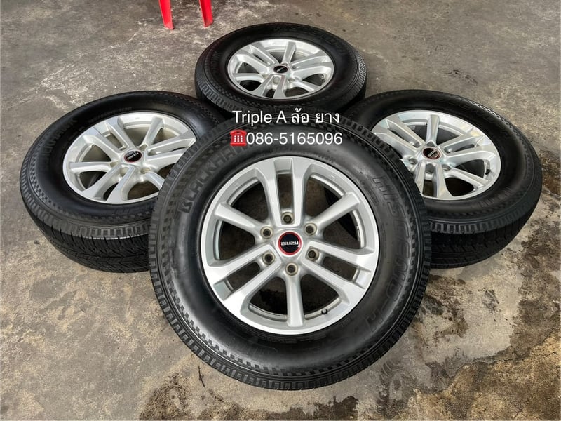 ล้อแม็ก ISUZU D-Max ขอบ 17 พร้อมยาง 265-65-17 BLACKHAWK ปี 23