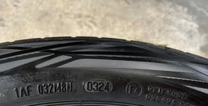 ยางป้ายแดง 205-55-17 Continental ถอดจากรถใหม่ป้ายแดง