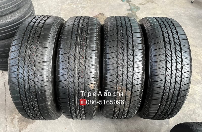 ยางป้ายแดง 265-60-18 Bridgestone ปี 25 เหมาะสำหรับ รถกระบะตัวสูง และ SUV ทุกรุ่น