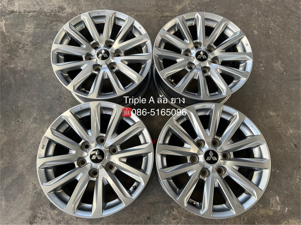 ล้อแม็ก 6รู139 Mitsu Triton Plus ขอบ 17 สภาพสวย ล้อแม็ก 6รู139 Mitsu Triton Plus ขอบ 17 สภาพสวย