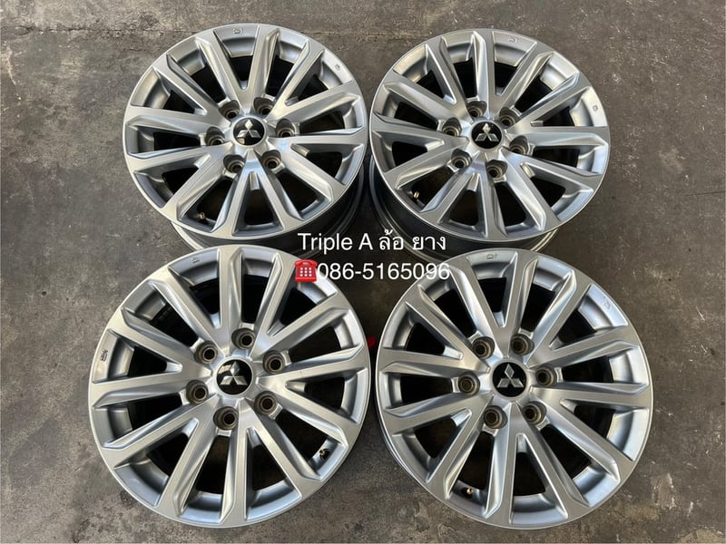 ล้อแม็ก 6รู139 Mitsu Triton Plus ขอบ 17 สภาพสวย