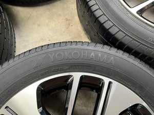 ล้อแม็ก Mitsu Xpander ขอบ 16 ดำหน้าเงา แถมยาง 205-55-16 Yokohama