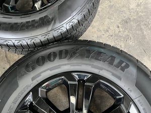 ล้อแม็ก Mitsu Triton Athlete ขอบ 18 สีดำแท้ พร้อมยางใหม่ป้ายแดง 255-65-18 Goodyear ปี 24