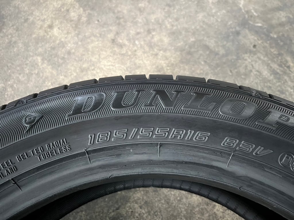 ยางใหม่ 185-55-16 Dunlop ปี 24 ใหม่กริ๊บ