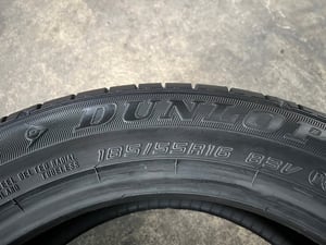 ยางใหม่ 185-55-16 Dunlop ปี 24 ใหม่กริ๊บ