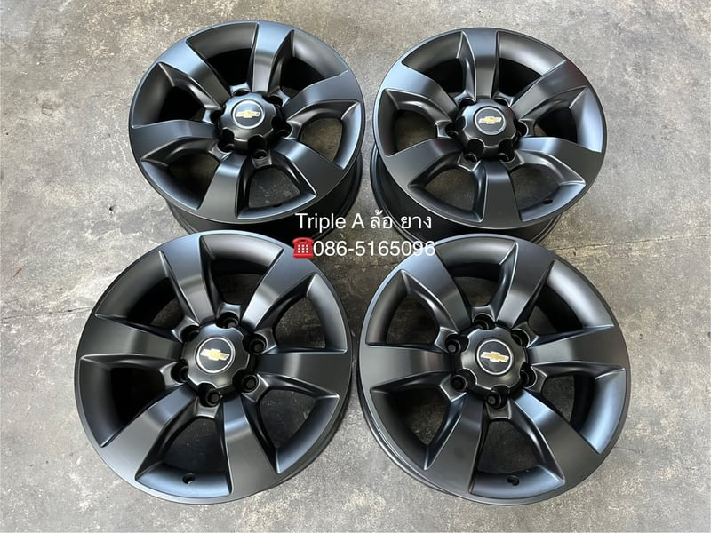 ล้อแม็ก Chevrolet Trailblazer ขอบ 18 สีดำ สวยกริ๊บ