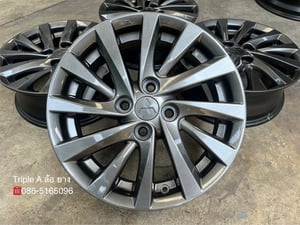 ล้อแม็ก Mitsu Attrage ขอบ 15 สีเทาไฮเปอร์ สวยกริ๊บ
