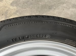 ✨ล้อกระทะ✨6รู139 Toyota ขอบ 17 แถมยาง 215-55-17 Bridgestone ปลายปี 21