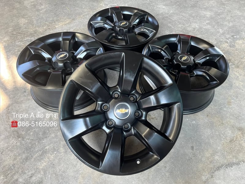 ล้อแม็ก Chevrolet Trailblazer ขอบ 18 สีดำ สวยกริ๊บ