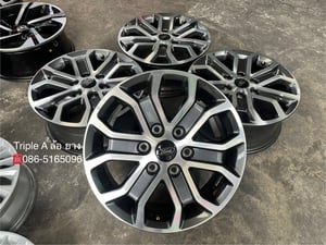 ล้อแม็กป้ายแดง Ford Everest รุ่นใหม่ ขอบ 18 เทาหน้าเงา สวยกริ๊บ