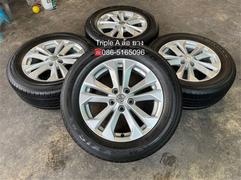 ล้อแม็ก Nissan X-Trail ขอบ 17 พร้อมยาง 235-60-17 Maxxis ปี 23