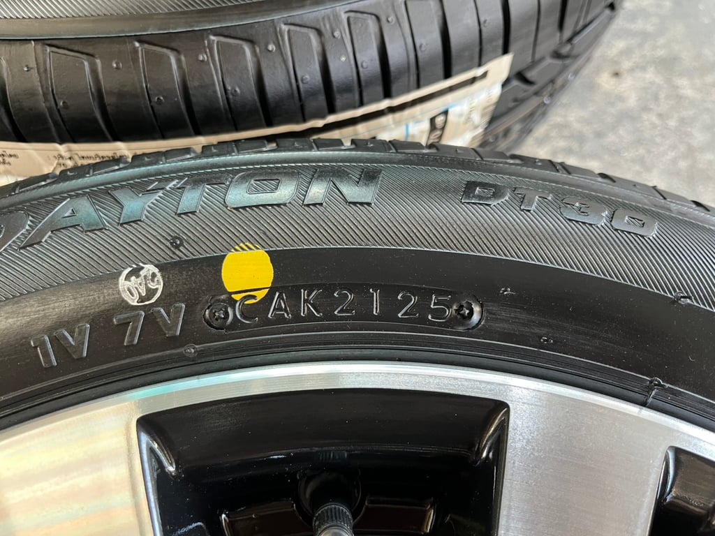 ล้อแม็ก Honda City ก้านคู่ ขอบ 16 พร้อมยางใหม่ 185-55-16 DAYTON By Bridgestone ปี 25