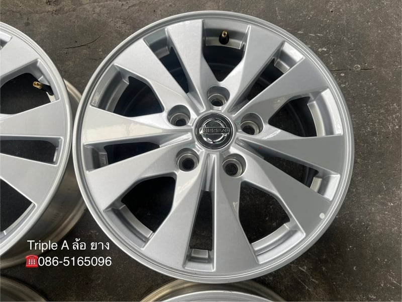ล้อแม็กป้ายแดง 5รู114 Nissan Serena รุ่นใหม่ล่าสุด ขอบ 15 สวยกริ๊บ