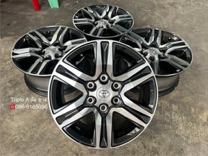 ล้อแม็กป้ายแดง Toyota Fortuner Leader S รุ่นใหม่ ขอบ 17 เทาหน้าเงา ใหม่กริ๊บ ล้อแม็กป้ายแดง Toyota Fortuner Leader S รุ่นใหม่ ขอบ 17 เทาหน้าเงา ใหม่กริ๊บ