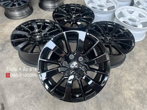 ล้อแม็ก 6รู139 Mitsu Pajero ขอบ 18 สีดำ สภาพสวย