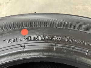 ยางใหม่ 185-65-15 Dunlop ปี 24 ยางใหม่กริ๊บๆ