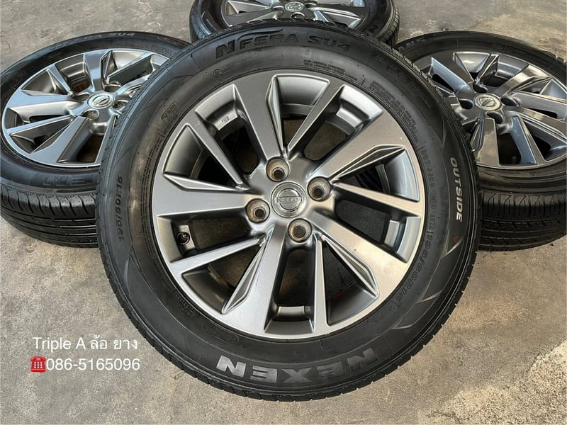 ล้อแม็กแถมยาง Nissan Almera Sportech ขอบ 15
