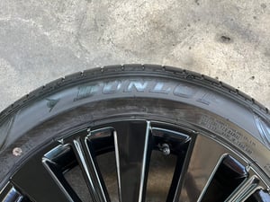 ล้อแม็ก Honda City Hatchback RS ขอบ 16 สีดำแท้ พร้อมยาง 185-60-16 Dunlop ปี 25