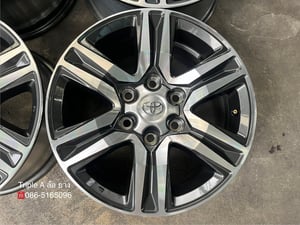 ล้อแม็กป้ายแดง Toyota Fortuner Leader S รุ่นใหม่ ขอบ 17 เทาหน้าเงา ใหม่กริ๊บ ล้อแม็กป้ายแดง Toyota Fortuner Leader S รุ่นใหม่ ขอบ 17 เทาหน้าเงา ใหม่กริ๊บ