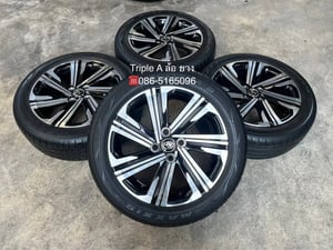 ล้อแม็กพร้อมยาง Toyota Yaris Ativ รุ่นใหม่ ขอบ 16 ดำหน้าเงา