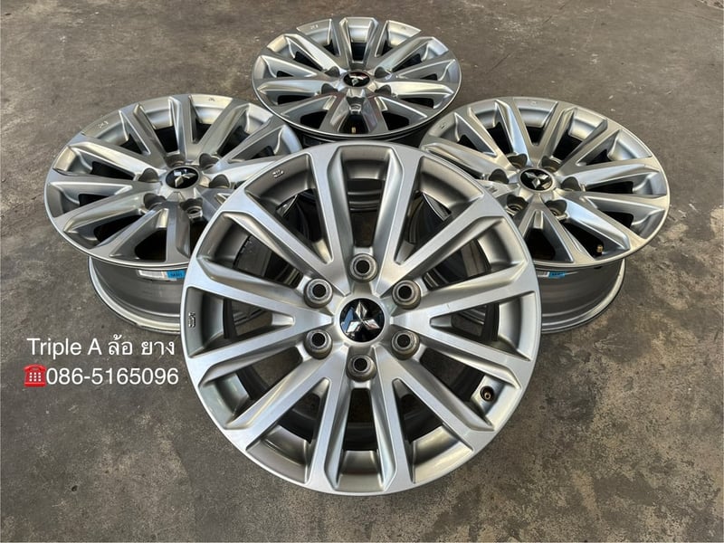 ล้อแม็ก 6รู139 Mitsu Triton Plus ขอบ 17 สภาพสวย