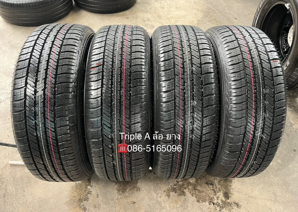 ยางใหม่ป้ายแดง 265-60-18 Dunlop ปี 25 ใหม่กริ๊บ ถอดจากโชว์รูม