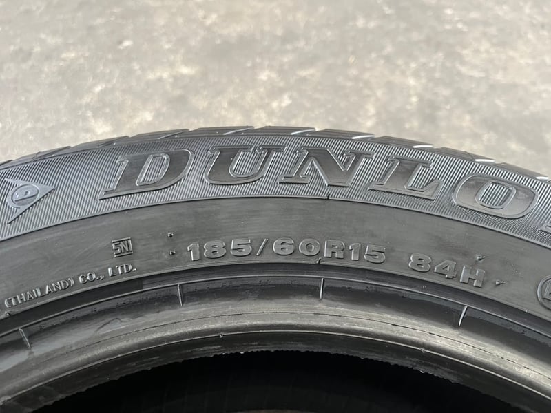 ยางใหม่ 185-60-15 Dunlop ปลายปี 25 ใหม่กริ๊บ