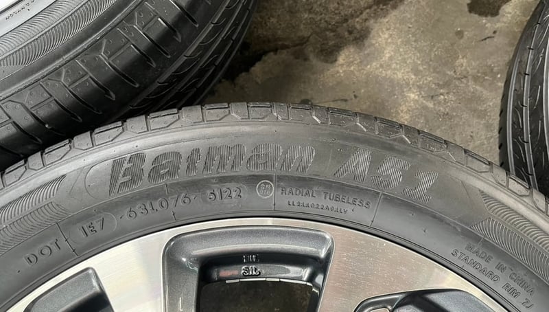 ล้อแม็ก 5รู114 Toyota Corolla Cross ขอบ 18 พร้อมยาง 215-55-18 ATLAS ปลายปี 22