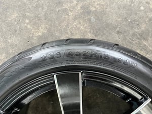 ล้อแม็ก 6รู139 GT-X ใบพัด ขอบ 18 พร้อมยาง 235-45-18 Greentrac ปี 22