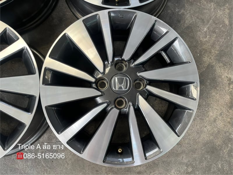 ล้อแม็กป้ายแดง Honda City SV รุ่นใหม่ ขอบ 15 เทาหน้าเงา สวยกริ๊บ