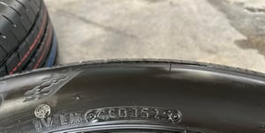 ยางใหม่ป้ายแดง 215-55-17 Bridgestone ปี 25 ใหม่กริ๊บ ถอดจากรถใหม่ป้ายแดง