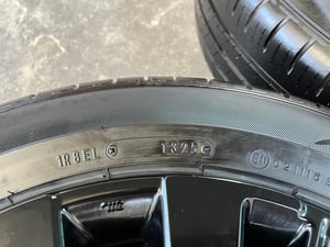 ล้อแม็ก Honda City Hatchback RS ขอบ 16 สีดำแท้ พร้อมยาง 185-60-16 Dunlop ปี 25