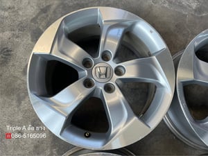 ล้อแม็ก 5รู114 Honda HRV ขอบ 17 สีบอร์นหน้าเงา