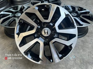 ล้อแม็ก Honda Jazz GK ขอบ 15 สีดำหน้าเงา สวยกริ๊บ