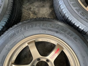 ล้อแม็ก 6รู139 TE37 SUV (งาน Promax) ขอบ 18 พร้อมยาง 265-60-18 Bridgestone ปี 23 ล้อแม็ก 6รู139 TE37 SUV (งาน Promax) ขอบ 18 พร้อมยาง 265-60-18 Bridgestone ปี 23