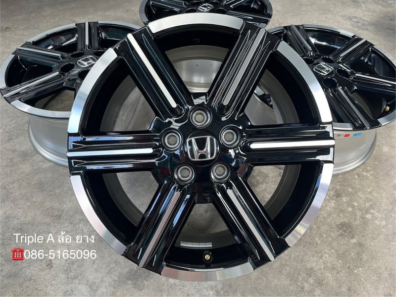 ล้อแม็กป้ายแดง Honda HRV รุ่นใหม่ล่าสุด ขอบ 17 ดำหน้าเงา สวยกริ๊บ