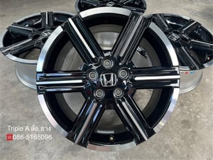 ล้อแม็กป้ายแดง Honda HRV รุ่นใหม่ล่าสุด ขอบ 17 ดำหน้าเงา สวยกริ๊บ