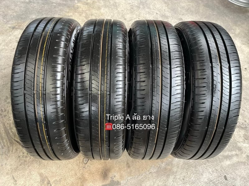 ยางป้ายแดง 185-60-16 Dunlop สวยกริ๊บ ถอดจากรถใหม่ป้ายแดง