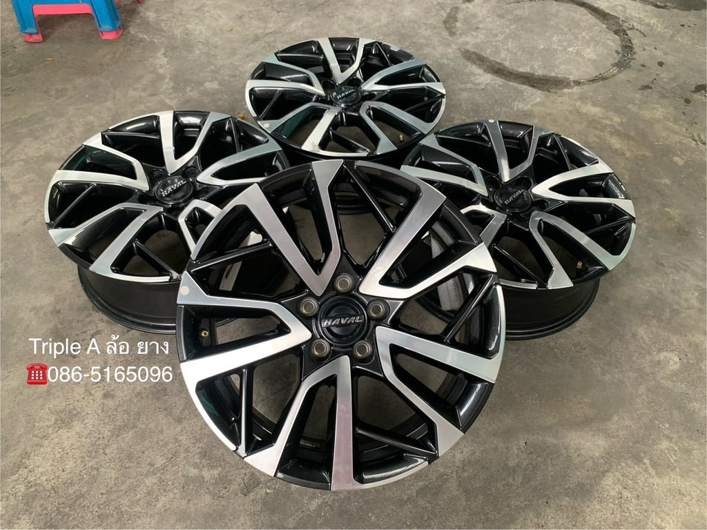 ล้อแม็ก 5รู114 HAVAL H6 PRO ขอบ 18 เทาหน้าเงา