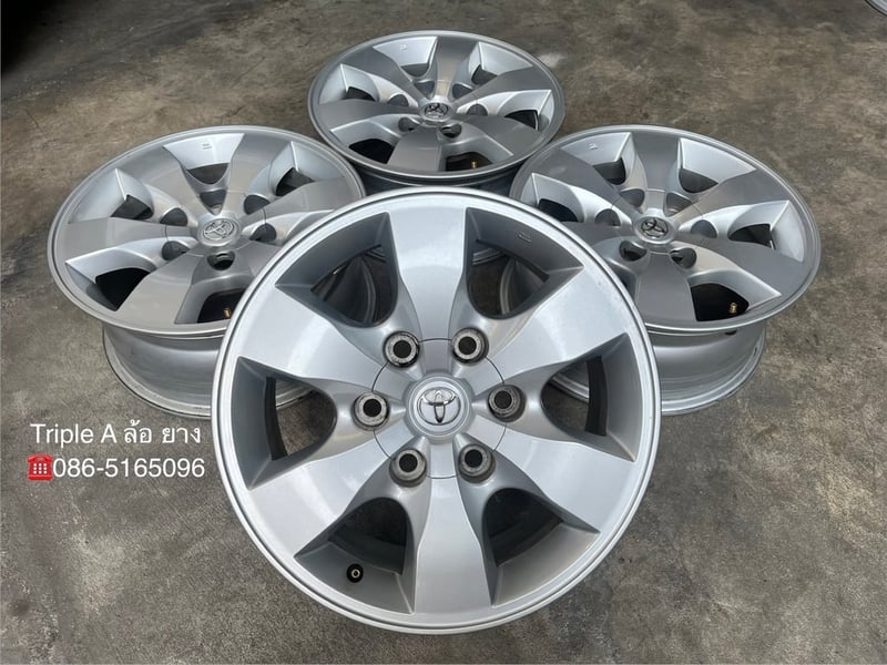 ล้อแม็ก 6รู139 Toyota Vigo ขอบ 16 สภาพสวย