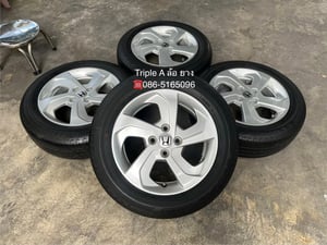 ล้อแม็ก Honda City ใบพัด ขอบ 15 แถมยาง 175-65-15 Bridgestone ปลายปี 20 ล้อแม็ก Honda City ใบพัด ขอบ 15 แถมยาง 175-65-15 Bridgestone ปลายปี 20