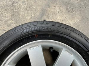 ล้อแม็ก Mitsu Mirage ขอบ 14 พร้อมยาง 165-65-14 Bridgestone ปี 24 ล้อแม็ก Mitsu Mirage ขอบ 14 พร้อมยาง 165-65-14 Bridgestone ปี 24
