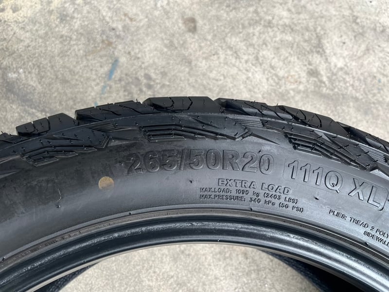 ยาง 265-50-20 OTANI ปี 24 สภาพสวย