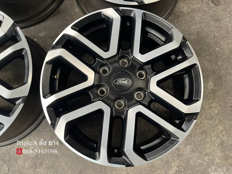 ล้อแม็กป้ายแดง Ford Next-Gen Sport ขอบ 18 ดำหน้าเงา สวยกริ๊บ