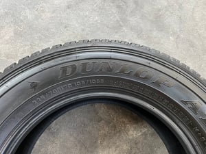 ยางป้ายแดง 225-70-17 Dunlop ปลายปี 25 สวยกริ๊บ ถอดจากรถป้ายแดง