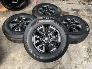 ล้อแม็กป้ายแดง Ford Ranger XLS ขอบ 17 พร้อมยางป้ายแดง 265-65-17 Continental ปี 25