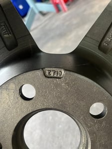 ล้อแม็กเศษ 1 วง 5รู114 TE37 ขอบ 17 (งาน ART)